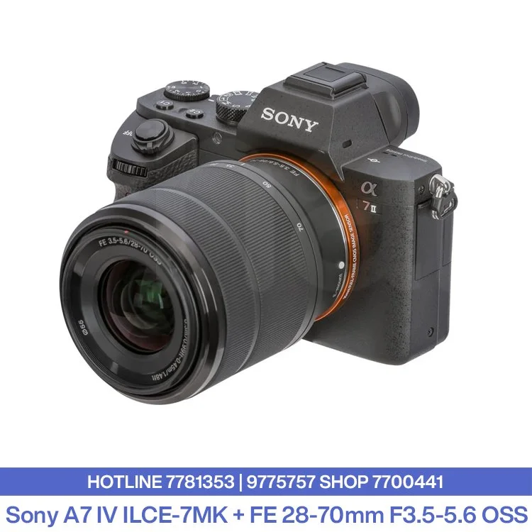 Sony A7 IV ILCE-7MK + FE 28-70mm F3.5-5.6 OSS MVR 44,999 — hampseshop